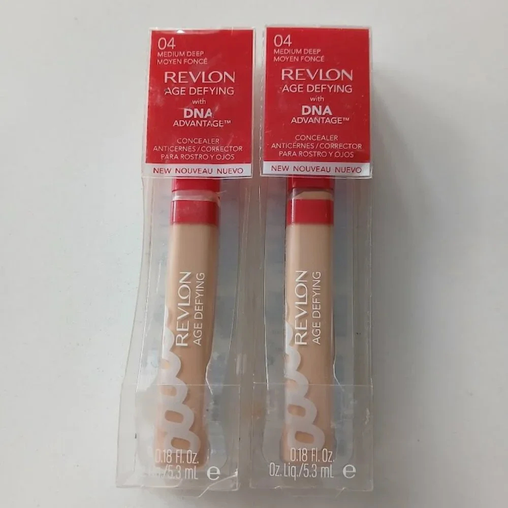 Revlon Age Defying DNA Advantage Concealer (2) - color #4 Medium Deep- New